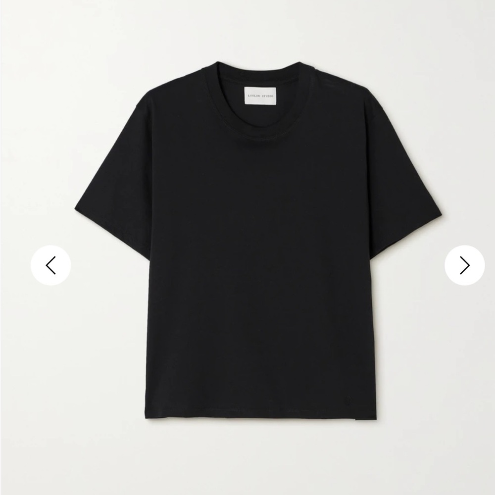 Loulou Studio Black T-Shirt
